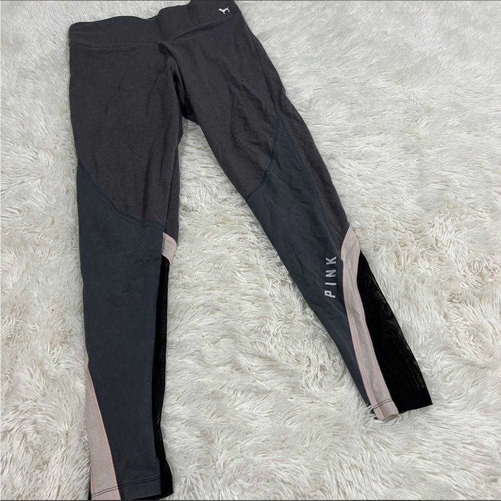 Vs pink yoga grey leggings M